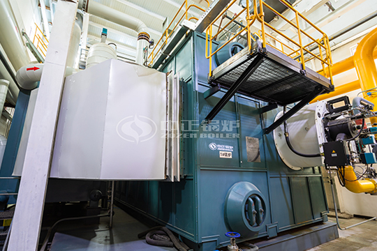 高校供熱58MW SZS燃氣熱水鍋爐項目