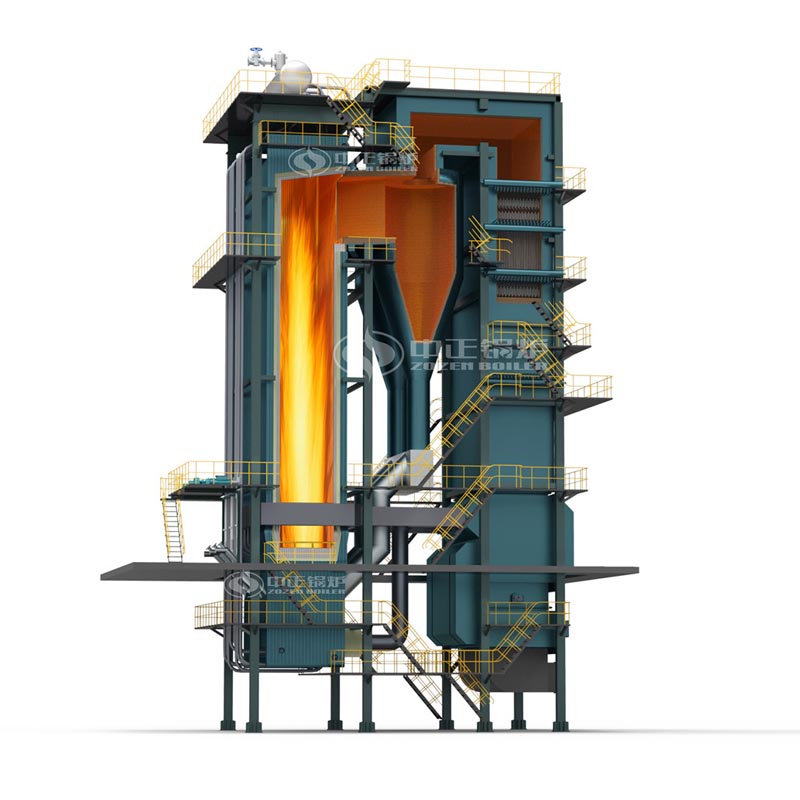 QXX系列循環(huán)流化床熱水鍋爐