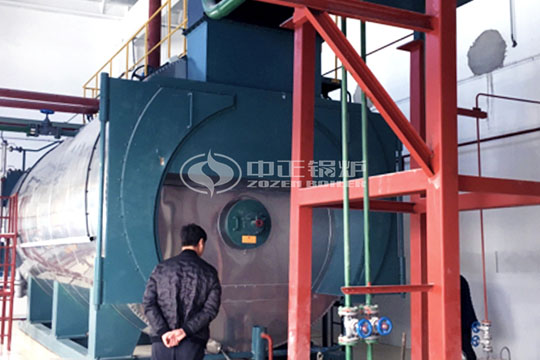 伊利乳業(yè)20噸WNS系列燃?xì)庹羝仩t項(xiàng)目