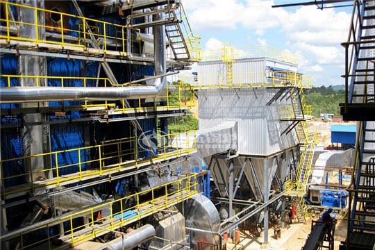 醫(yī)大29-46MW DHL系列角管式水管熱水鍋爐項目