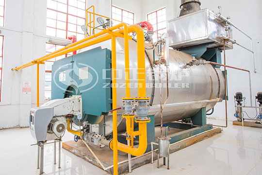 人民醫(yī)院10噸WNS系列冷凝式燃氣蒸汽鍋爐項目