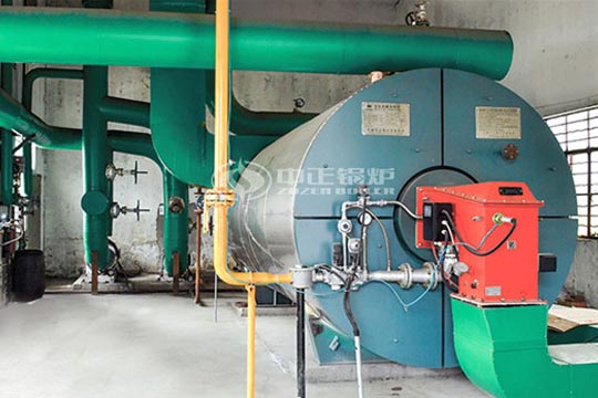 河南長(zhǎng)領(lǐng)700萬(wàn)大卡YQW系列燃?xì)馀P式導(dǎo)熱油鍋爐項(xiàng)目