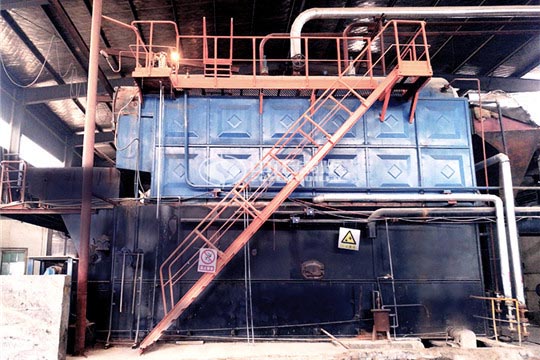 橡膠20噸SZL系列燃煤蒸汽鍋爐項目