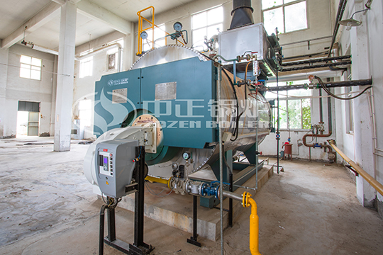 玉祁酒業(yè)4噸WNS系列冷凝式燃?xì)忮仩t項(xiàng)目