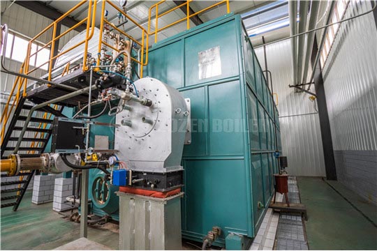 富民紙業(yè)20噸SZS冷凝式燃?xì)忮仩t項(xiàng)目