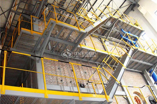 雙興供熱70MW DHL系列角管式水管熱水鍋爐項目